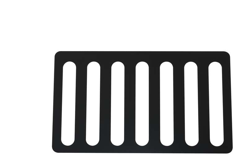 Kentrol 07-18 Jeep Wrangler JK Hood Vent - Powdercoat Black 50583 50583 Photo - Primary