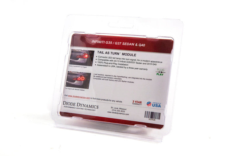 Diode Dynamics Infiniti G35/G37 Sedan/Q40 Tail as Turn Module (Pair) DD3027 DD3027 User 3