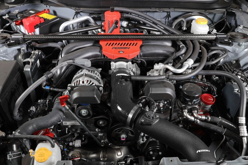 Perrin Performance Perrin 22-23 Subaru BRZ/Toyota GR86 Silicone Inlet Hose (3in. ID / SS Wire) - Black PSP-INT-432BK PSP-INT-432BK User 1