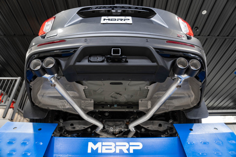 MBRP 20-21 Ford Explorer ST 3.0L EcoBoost Dual Rear Exit Axle Back w/ Quad Tip AL Exhaust System S5203AL S5203AL Photo - Mounted