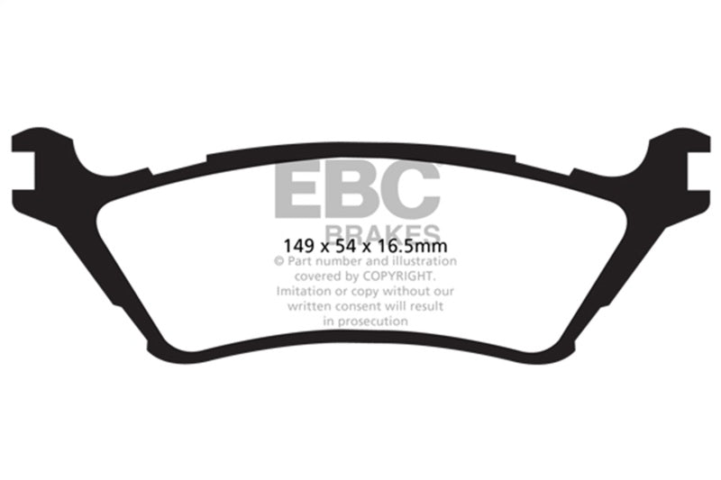 EBC Disc Brake Pad Set UD1602 Photo - Primary