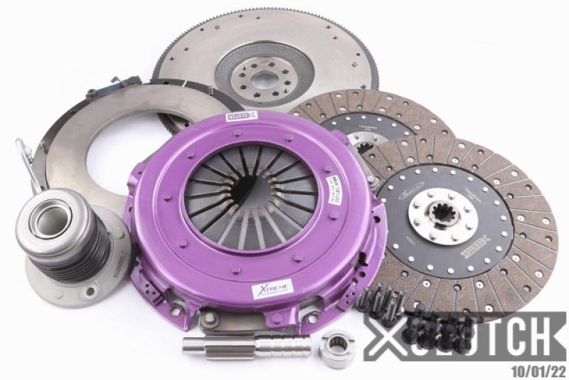 XCLUTCH 05-10 Ford Mustang GT 4.6L 10.5in Twin Solid Organic Clutch Kit XKFD27657-2G XKFD27657-2G Photo - Primary