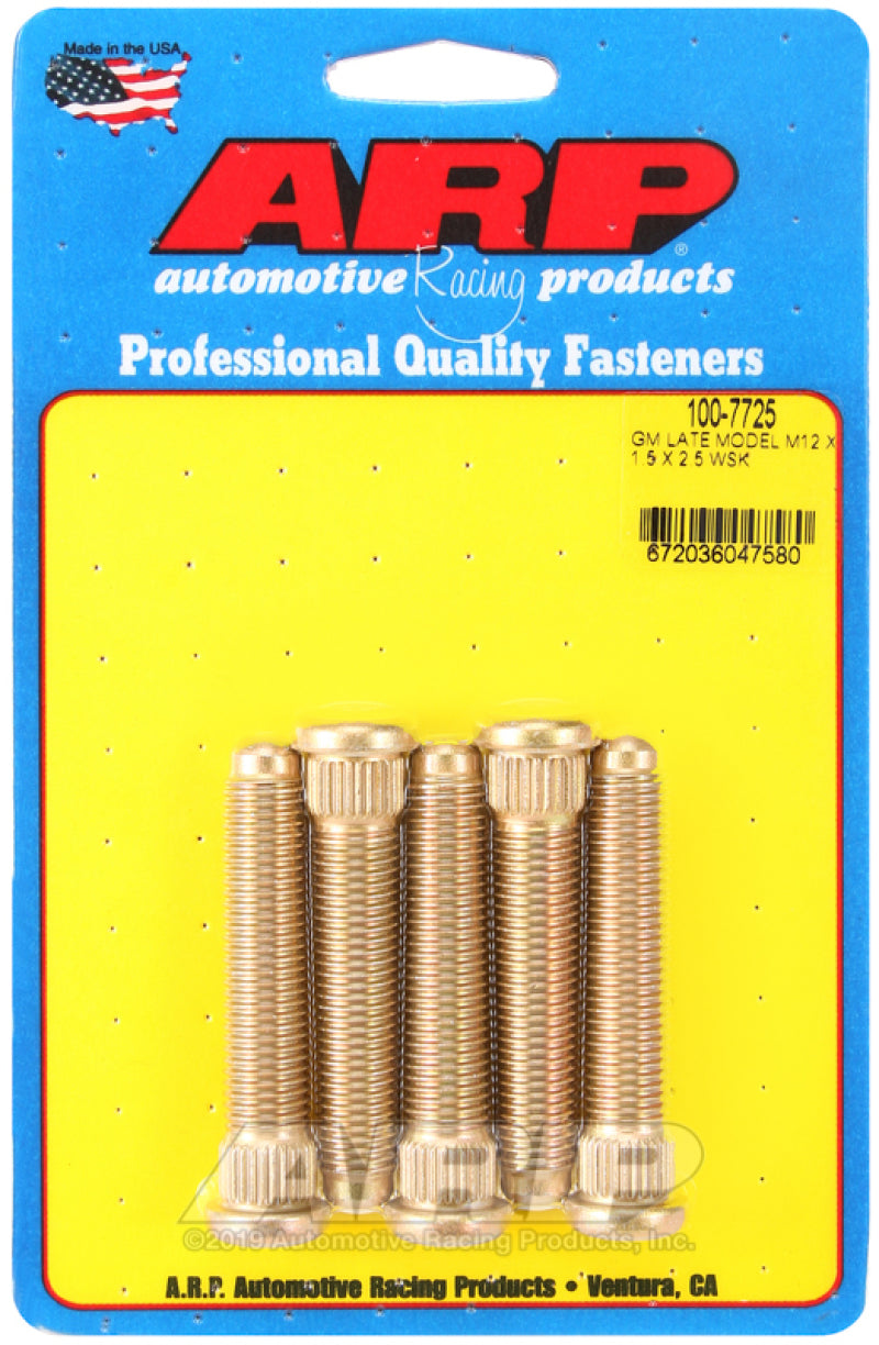 ARP GM late model M12 X 1.5 X 2.5 Wheel Stud Kit 100-7725 User 1
