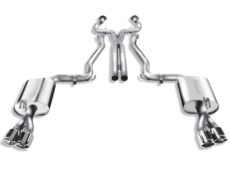 Borla 08-09 Pontiac G8/GT 6.0L 8cyl SS Catback Exhaust w/ X Pipe 140287 140287 Photo - Primary