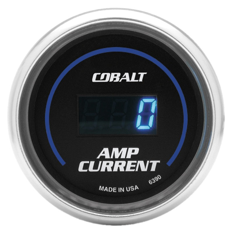 Autometer Gauge, Stereo Amp Current, 2 1/16", 250A, Digital, Cobalt 6390 Photo - Primary