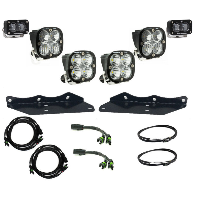 Baja Designs 17-20 Ford F-150 Raptor S2 SAE Pro Fog Pocket Kit - Clear 448173 448173 User 1
