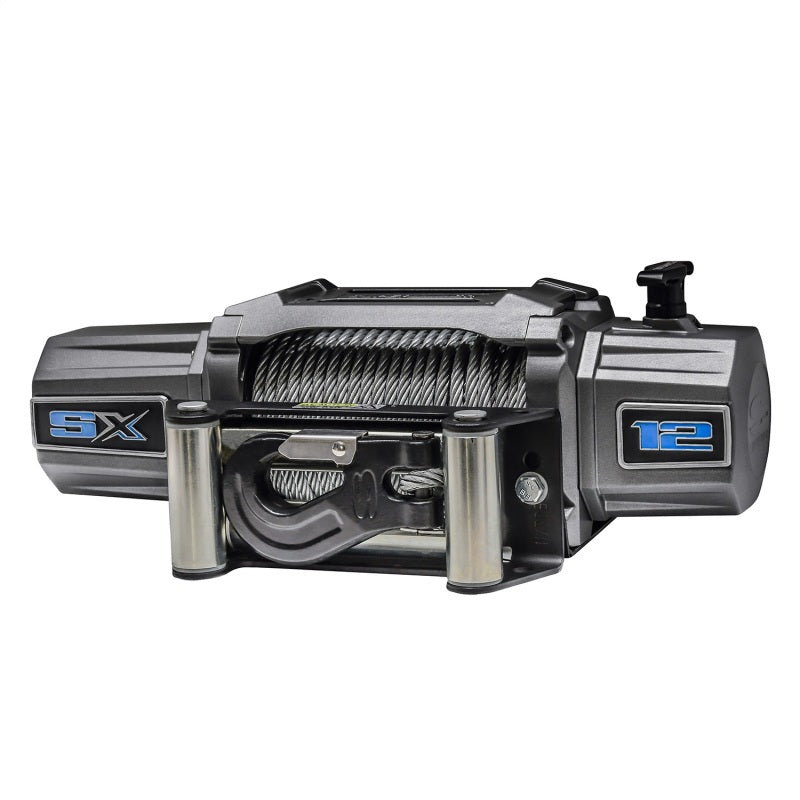 Superwinch 12000 LBS 12 VDC 3/8in x 85ft Wire Rope SX 12000 Winch - Graphite 1712200 1712200 Photo - Unmounted