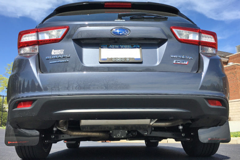 Rally Armor 2017+ Subaru Impreza UR Black Mud Flap w/ White Logo MF45-UR-BLK/WH User 1