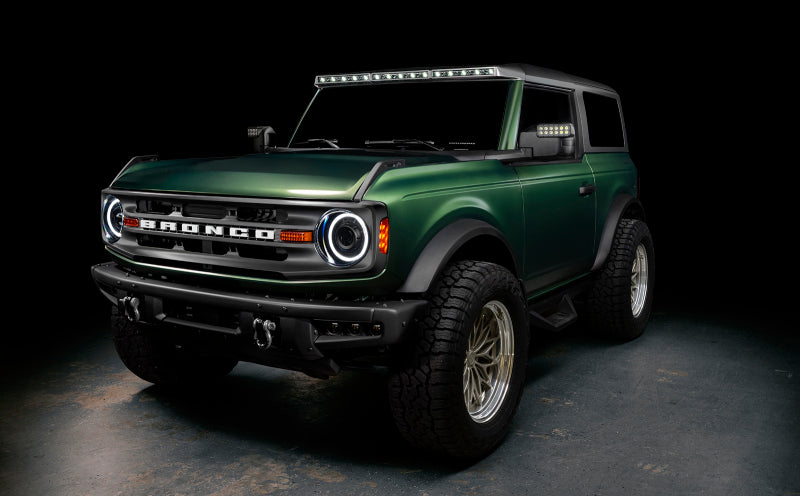 ORACLE Lighting Oracle 2021+ Ford Bronco Integrated Windshield Roof LED Light Bar System 5888-023-MF 5888-023-MF Photo - lifestyle view