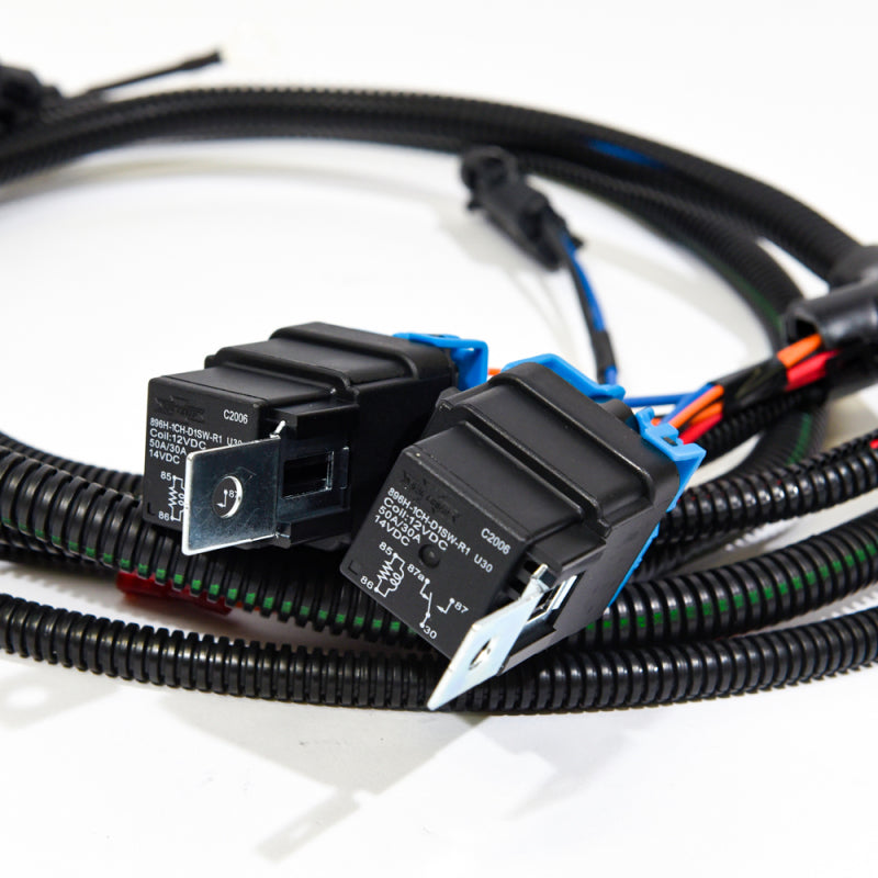 VMP Performance 15+ Coyote 5.0L Heat Exchanger Fan/Pump Harness - Dual Relay VMP-ENC006 VMP-ENC006 Photo - Close Up