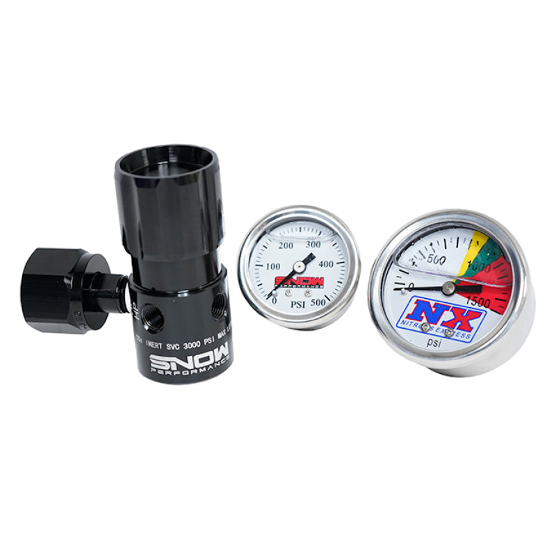 Snow Performance Billet Adjustable (0-475PSI) CO2 Regulator w/Gauges SNO-354G SNO-354G User 1