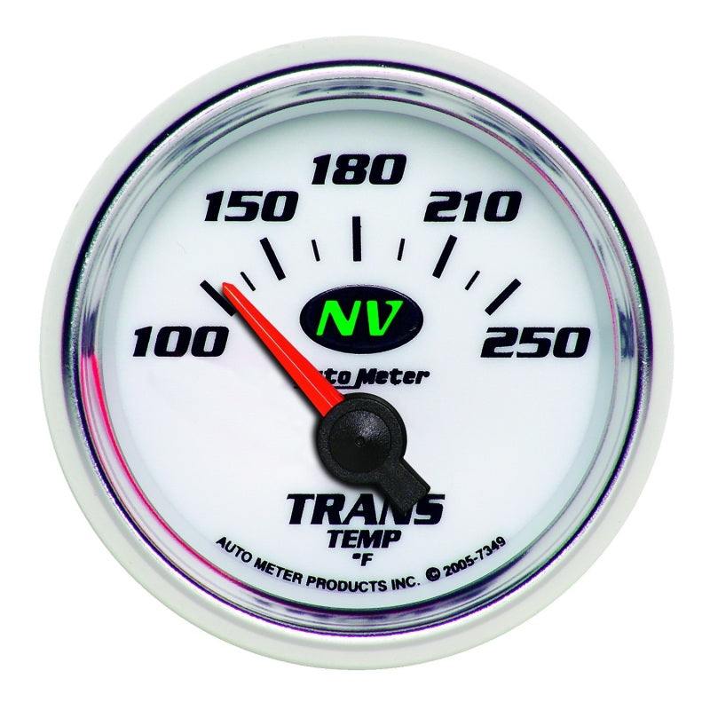 Autometer Gauge, Transmission Temp, 2 1/16", 100-250 Deg. F, Electric, NV 7349 Photo - Primary