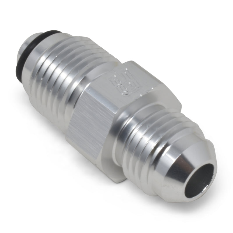 Russell Power Steering Adapter 1/2-20 O-Ring To 6 AN Male Clear Anodize 648010 Photo - out of package