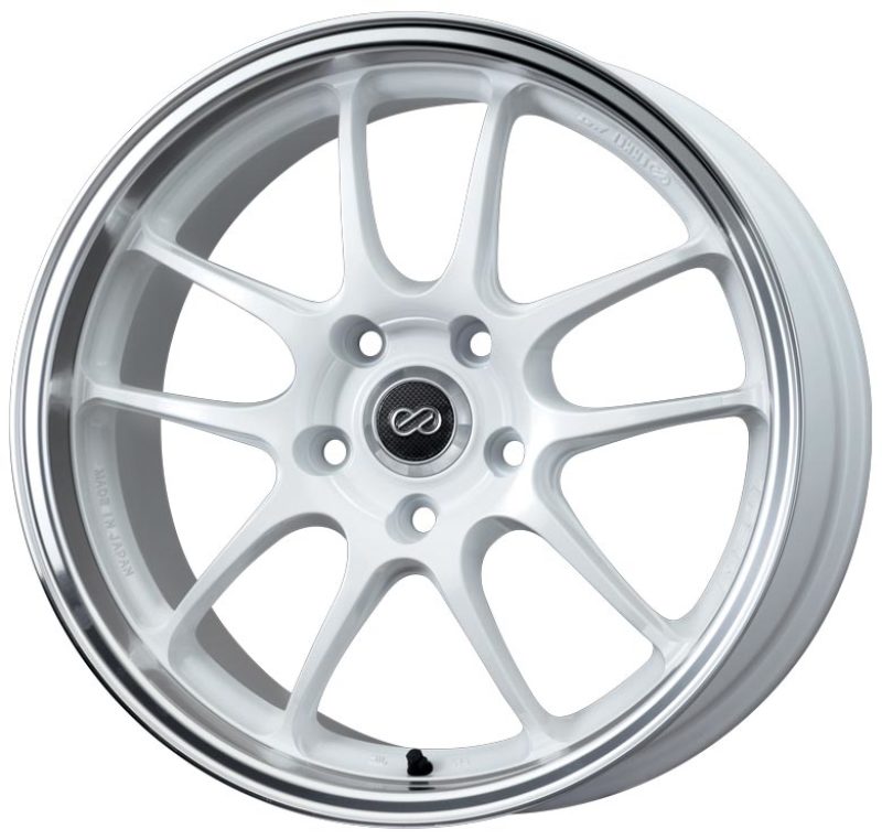 Enkei PF01 Wheel White Machined 17x9 +48 5x114.3 460-790-6548WM Photo - Primary