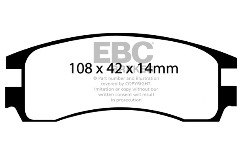 EBC Disc Brake Pad Set DP31621C Photo - Primary