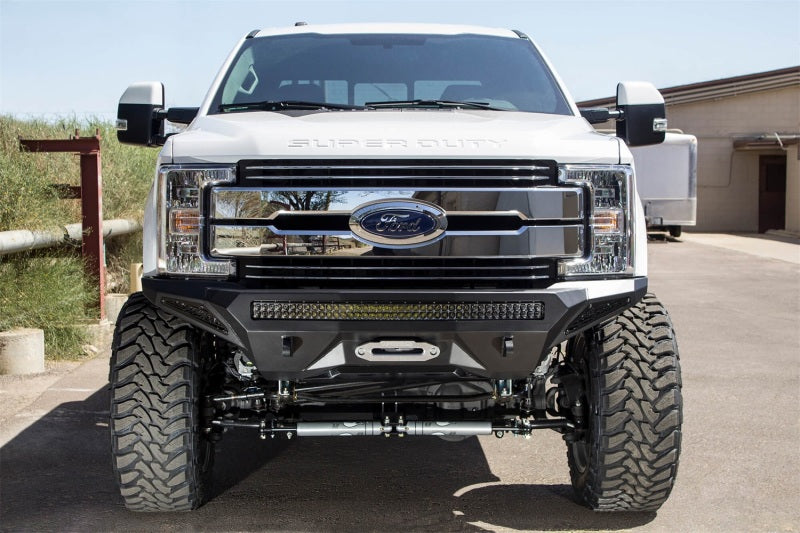 Addictive Desert Designs 17-18 Ford F-250 Super Duty Stealth Fighter Front Bumper F161202860103 Photo - Mounted