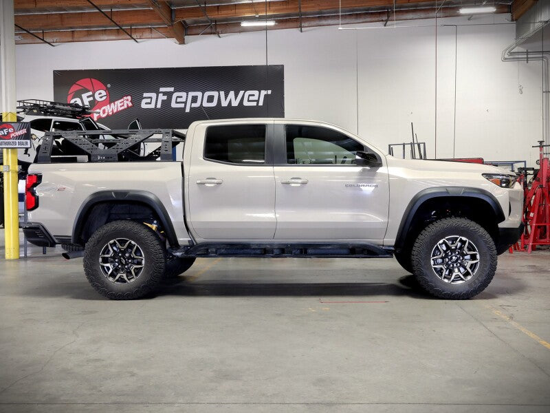 aFe CONTROL 23-24 Chevrolet Colorado ZR2 / GMC Canyon AT4X L4 2.7L (t) 1.25in Leveling Kit - Red 416-40T002-R 416-40T002-R Photo - Mounted