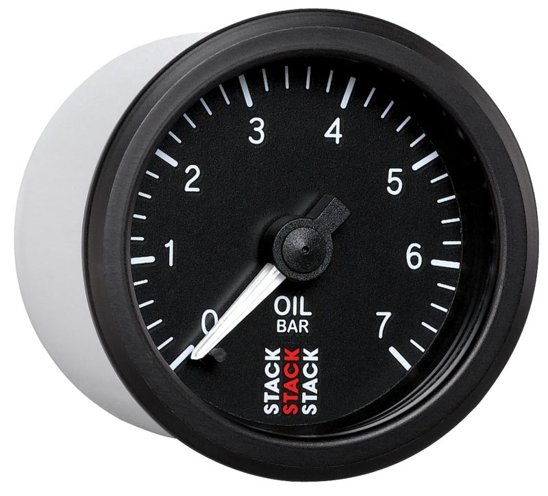 Autometer Stack 52mm 0-7 Bar M10 Male Pro Stepper Motor Oil Pressure Gauge - Black ST3301 ST3301 User 5