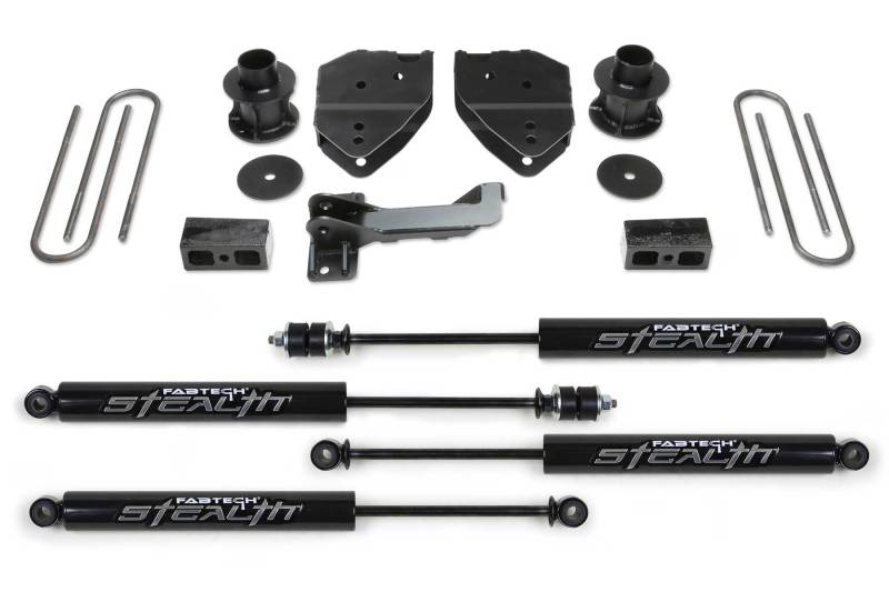 Fabtech 4" Budget System w/ Stealth Shocks K2213M Photo - Primary