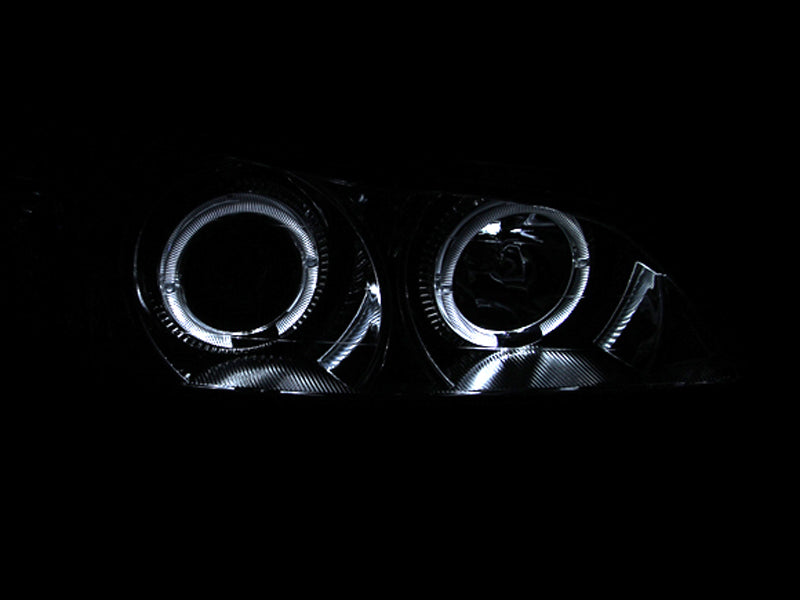 Anzo 2000-2004 Infiniti I30 Projector Headlights w/ Halo Chrome 121078 Photo - Mounted