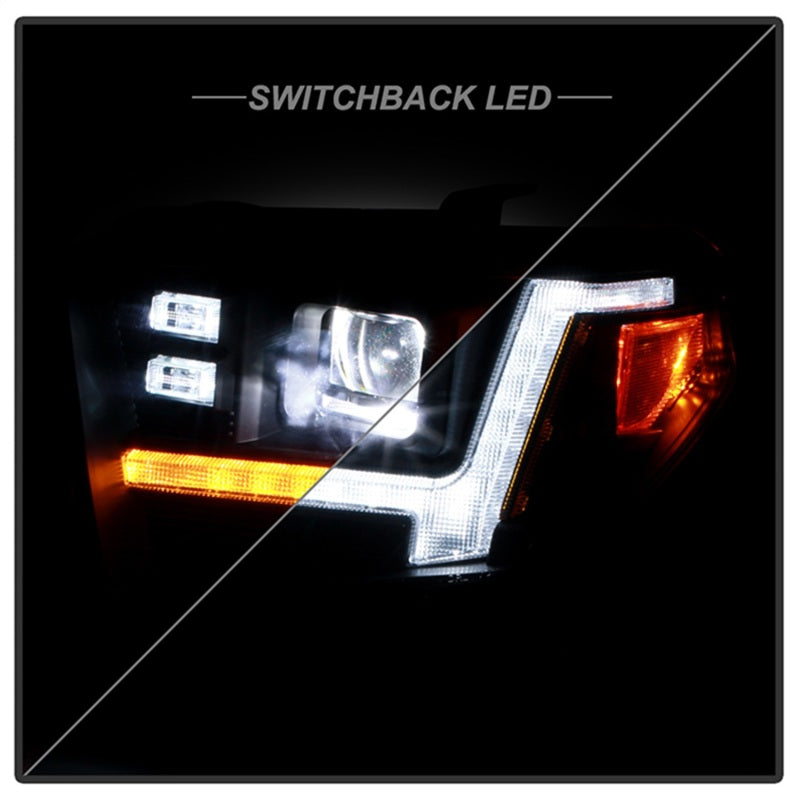 SPYDER Apex 14-21 Toyota Tundra High-Power LED Module Headlights - Black (PRO-YD-TTU14V2AP-SBSEQ-BK) 5088727 5088727 Photo - Unmounted