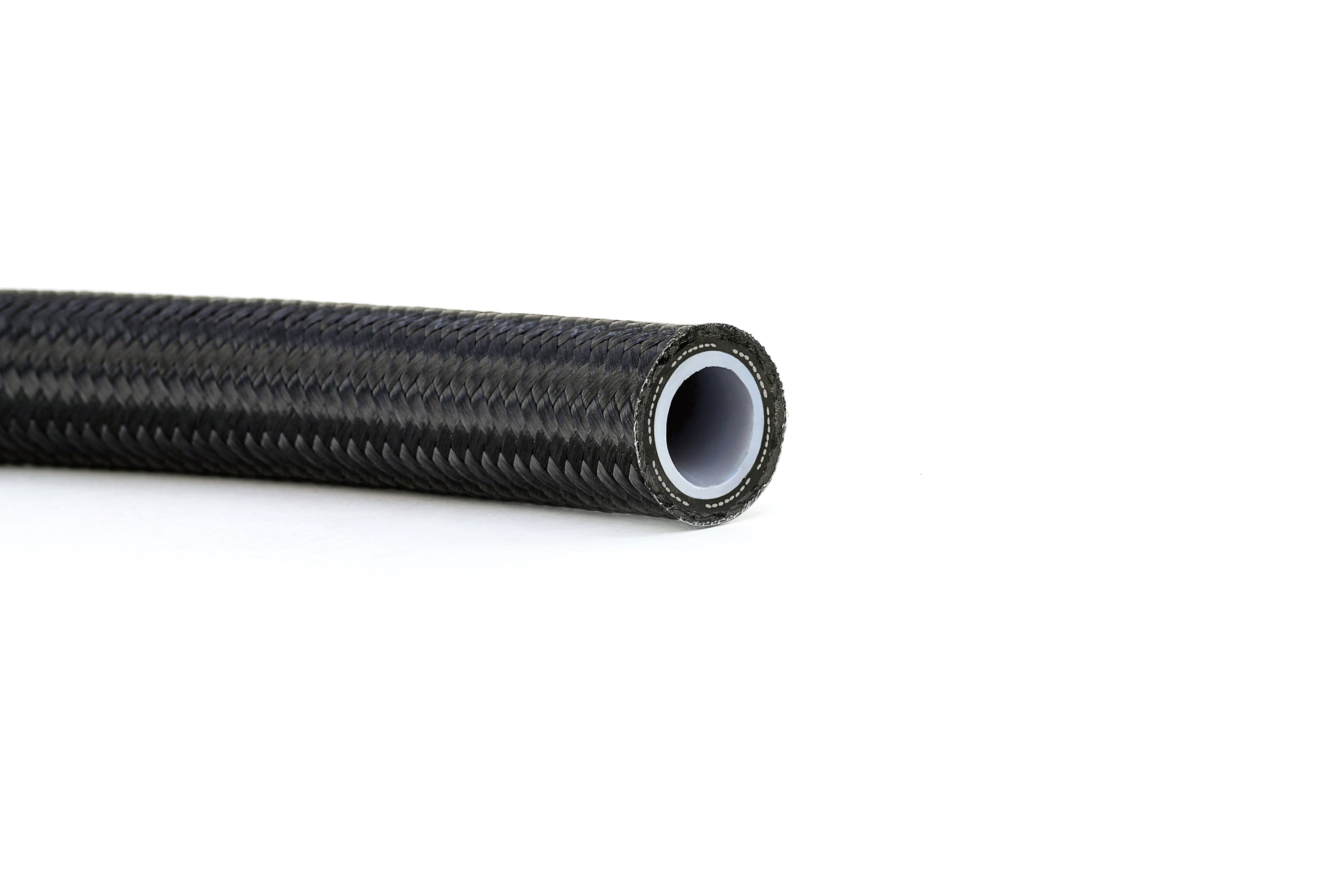 HPS Performance 3-10 PTFE Black Stainless Steel Reinforced Braided Hose