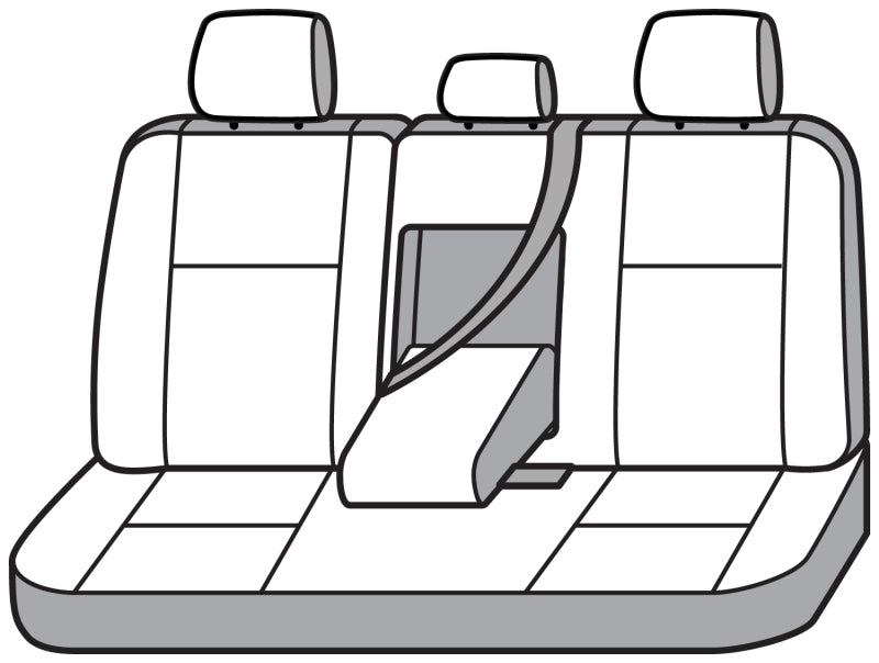 Covercraft 15-24 Ford Edge Endura PrecisionFit Custom Second Row Seat Covers - Silver/Charcoal GTF606ENSC GTF606ENSC Photo - out of package