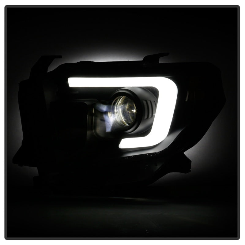 SPYDER 14-17 Toyota Tundra(SR/SR5) Light Bar Projector Headlights - LED - Black PRO-YD-TTU14AP-BK 5088055 5088055 Photo - Unmounted