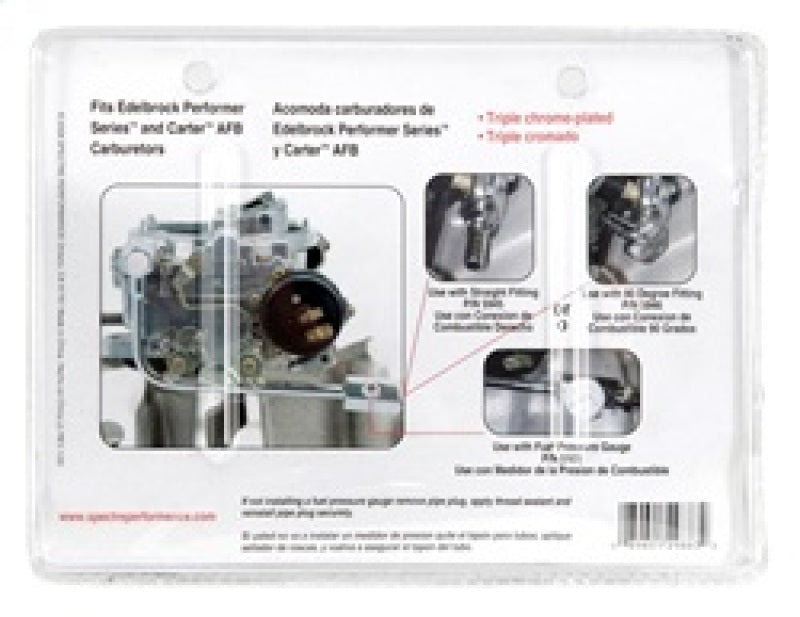 Spectre Edelbrock / Carter Single Feed Fuel Line 29883 29883 Photo - in package