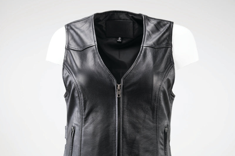 Kuryakyn Leather By River Road Plains Leather Vest Black Womens - Small 094412 094412 User 3