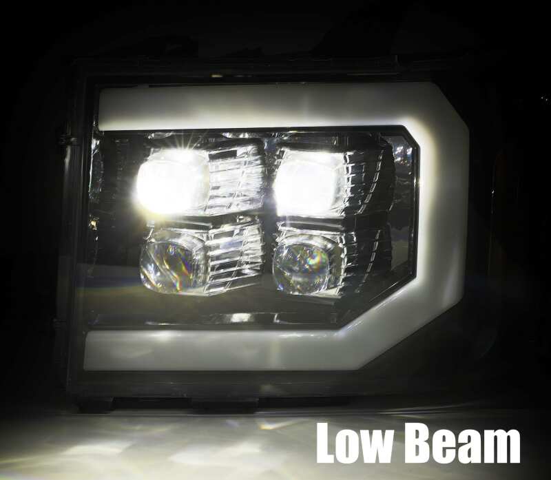 AlphaRex 07-13 GMC 1500HD NOVA LED Proj Headlight Plank Style Gloss Blk w/Activ Light/Seq Signal/DRL 880609 880609 User 4