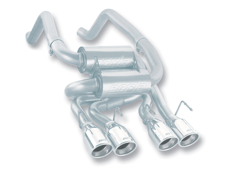 Borla 05-08 Corvette Convertible/Coupe 6.0L/6.2L 8cyl SS S-Type Exhaust (REAR SECTION ONLY) 11744 11744 Photo - Primary