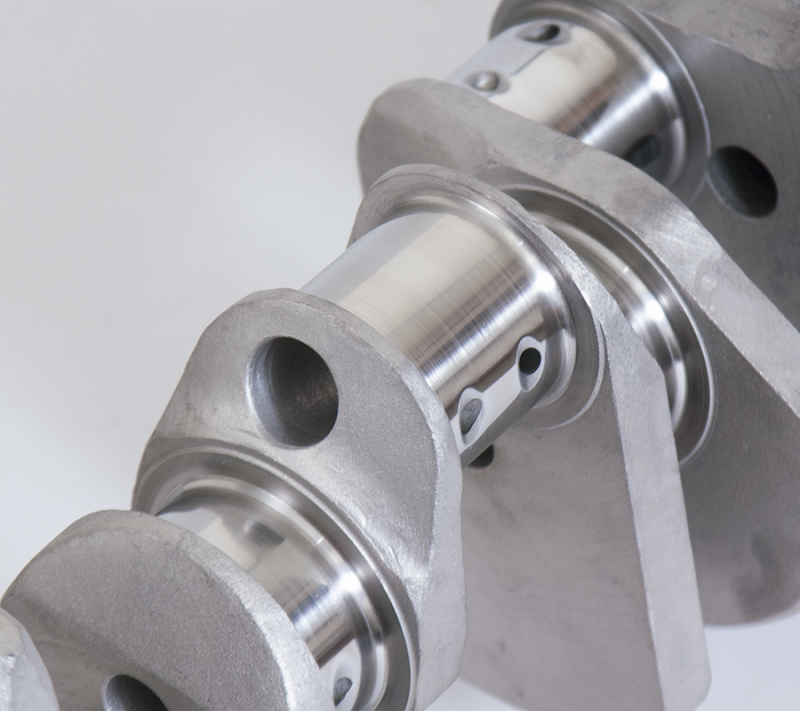 Eagle SBC 350 Forged Lightweight Crankshaft 3.480in Stroke 2.1in Rod Journal 4350348057LA 4350348057LA Photo - Close Up