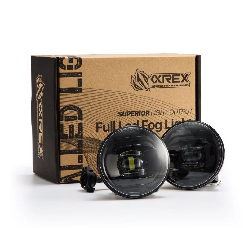 AlphaRex Universal Chevrolet/GMC/Pontiac DoubleTap Dual Color LED Projector Fog Lights - White/Amber 210007 210007 Photo - Primary