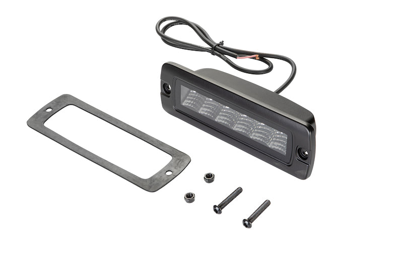 Hella Universal Black Magic 6 L.E.D. Flush Mount Mini Light Bar - Flood Beam 358176221 358176221 Photo - out of package