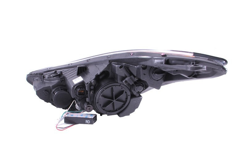 Anzo 2011-2014 Hyundai Elantra Projector Headlights w/ Halo Black (CCFL) 121456 Photo - Unmounted