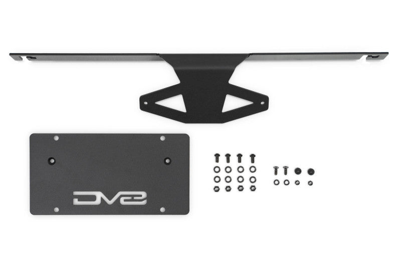 DV8 Offroad 2021 Ford Bronco Capable Bumper Slanted Front License Plate Mount LPBR-05 LPBR-05 Photo - Unmounted