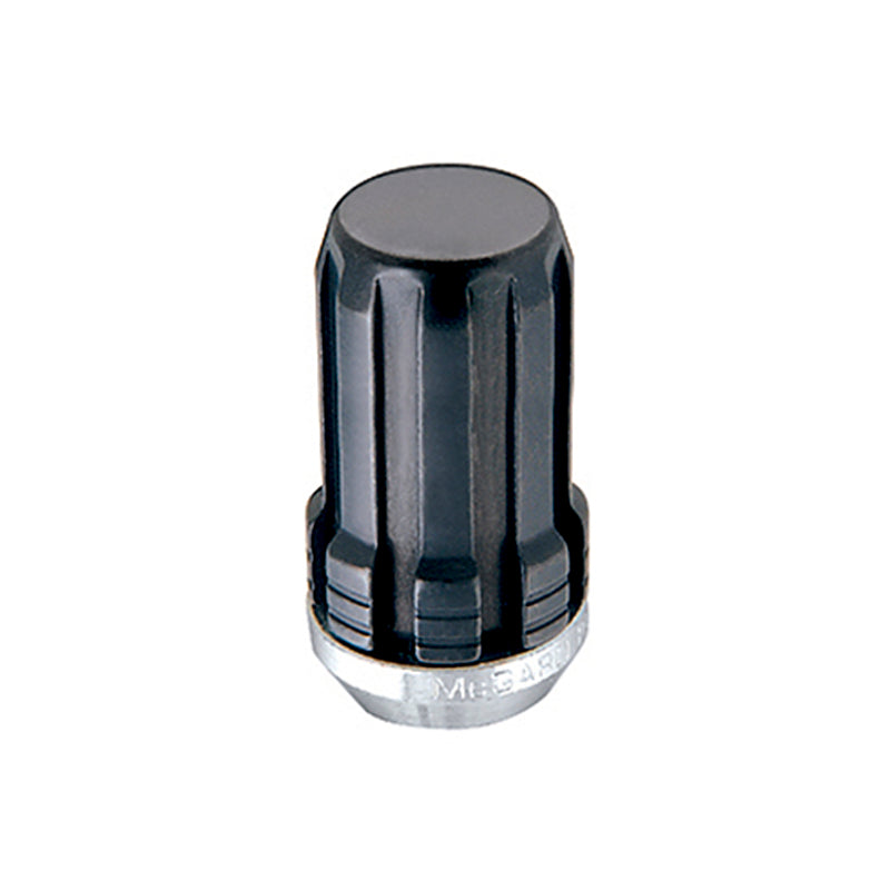 McGard SplineDrive Lug Nut (Cone Seat) 1/2-20 / 1.60in. Length (4-Pack) - Black (Req. Tool) 65340BK 65340BK Photo - Primary