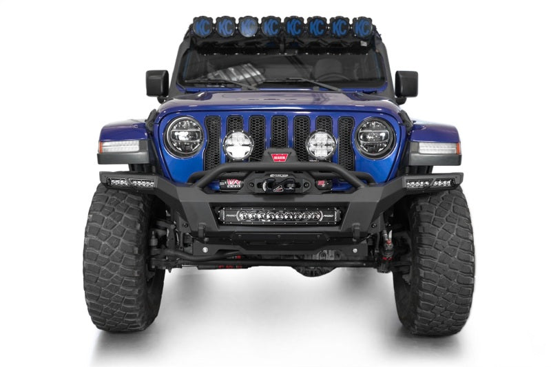 Addictive Desert Designs ADD 18-24 Jeep Wrangler JL / 18-24 Jeep Gladiator JT Phantom Winch Rear Bumper F980335070103 F980335070103 Photo - Mounted