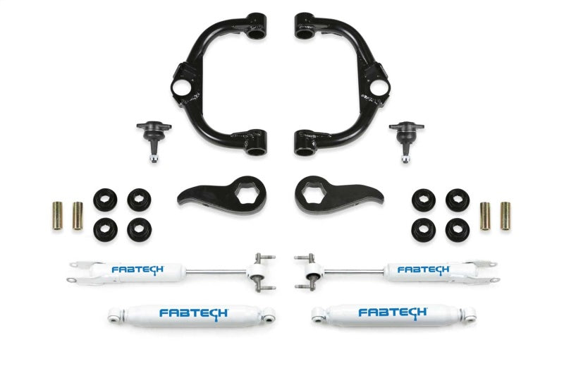 Fabtech 2020 GM 2500HD/3500HD 4WD 3.5in Ball Joint UCA System w/Perf. Shocks K1157 K1157 Photo - Primary