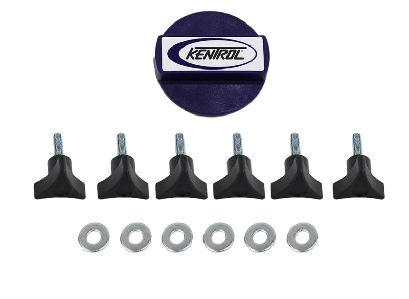 Kentrol 03-17 Jeep Wrangler TJ/JK Hardtop Screws - Textured Black 70009 70009 Photo - Primary