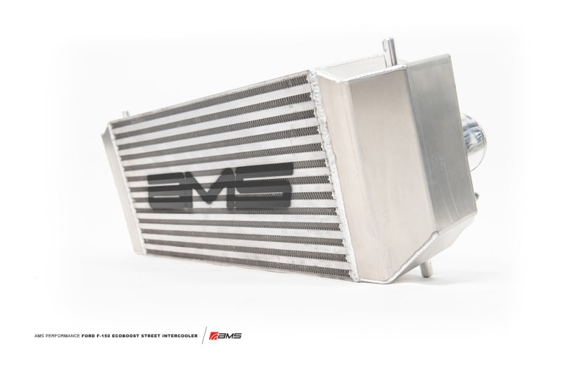 AMS Performance 2015+ Ford F-150 2.7L/3.5L / 17-19 Ford Raptor 3.5L 5.5in Thick Intercooler Upgrade AMS.32.09.0001-1 AMS.32.09.0001-1 Photo - Primary