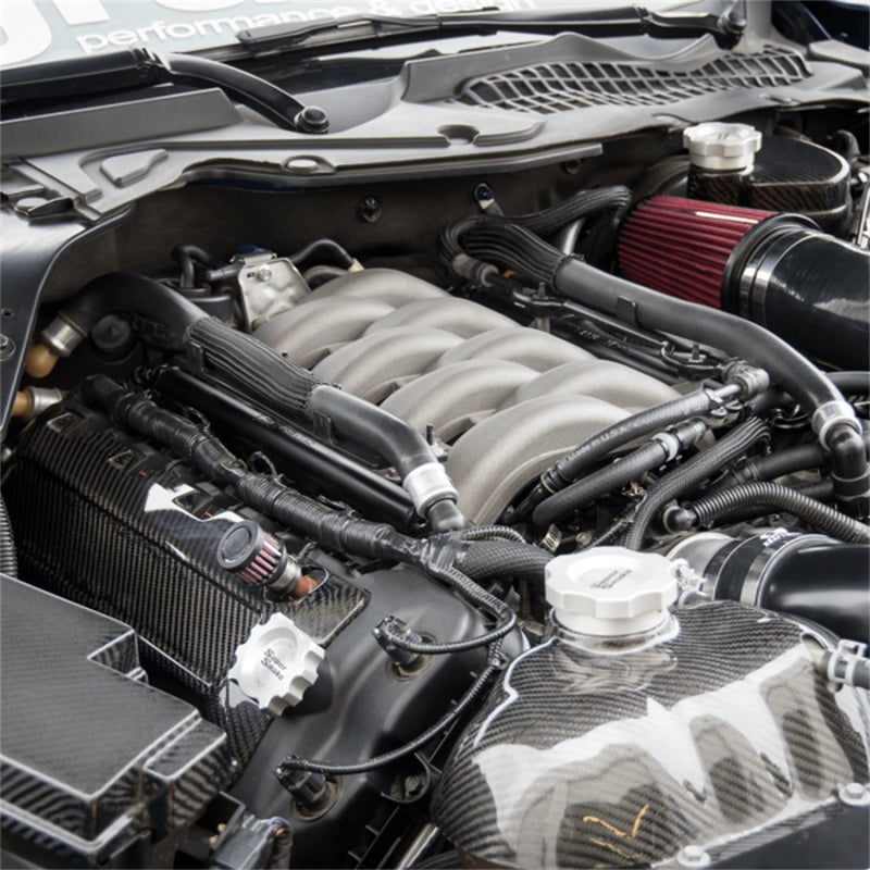 Grams Performance 11-18 Ford Mustang 5.0L Coyote Fuel Rail - Black G50-04-1025 G50-04-1025 Photo - Mounted