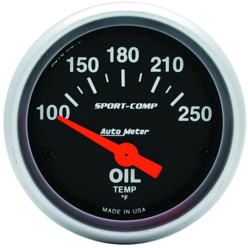 Autometer t Comp 3347 2" Oil Temp 100-250F Gauge 3347 Photo - Primary