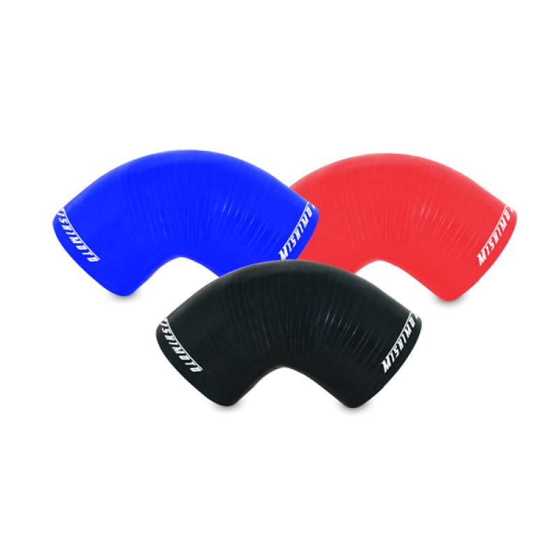 Mishimoto 2.5" 90 Degree Silicone Coupler - Black MMCP-2590BK Photo - Primary