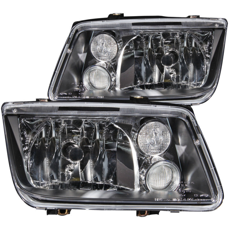 Anzo 1999-2005 Volkswagen Jetta Crystal Headlights Black w/o Bulbs 121169 Photo - Primary