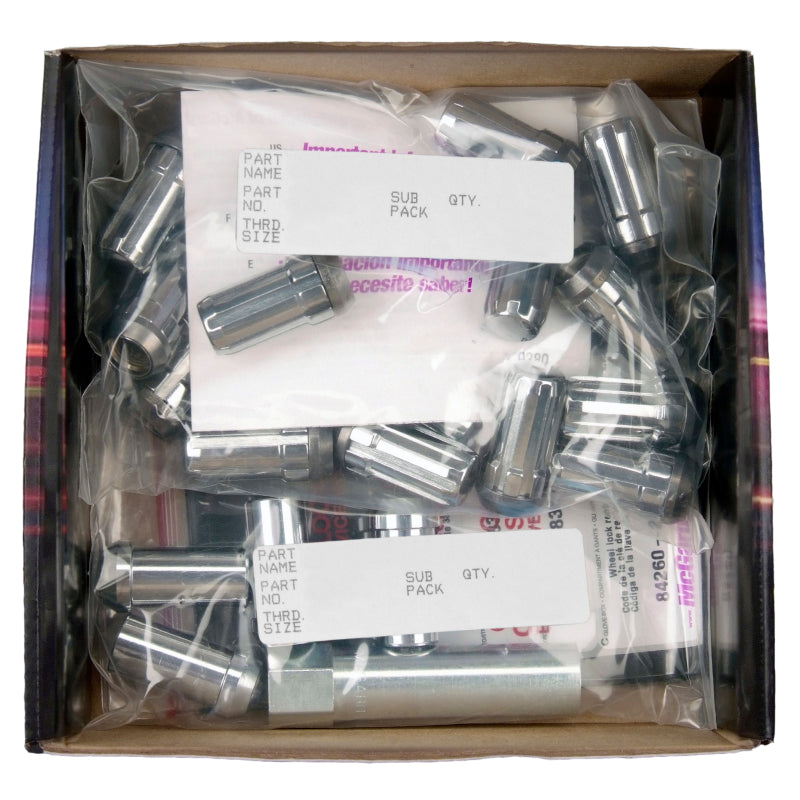 McGard SplineDrive Tuner Jeep 23pc. Kit (Cone) 1/2-20 / 13/16 Hex (18 Lug Nuts / 5 Locks) - Chrome 65562 65562 Photo - in package
