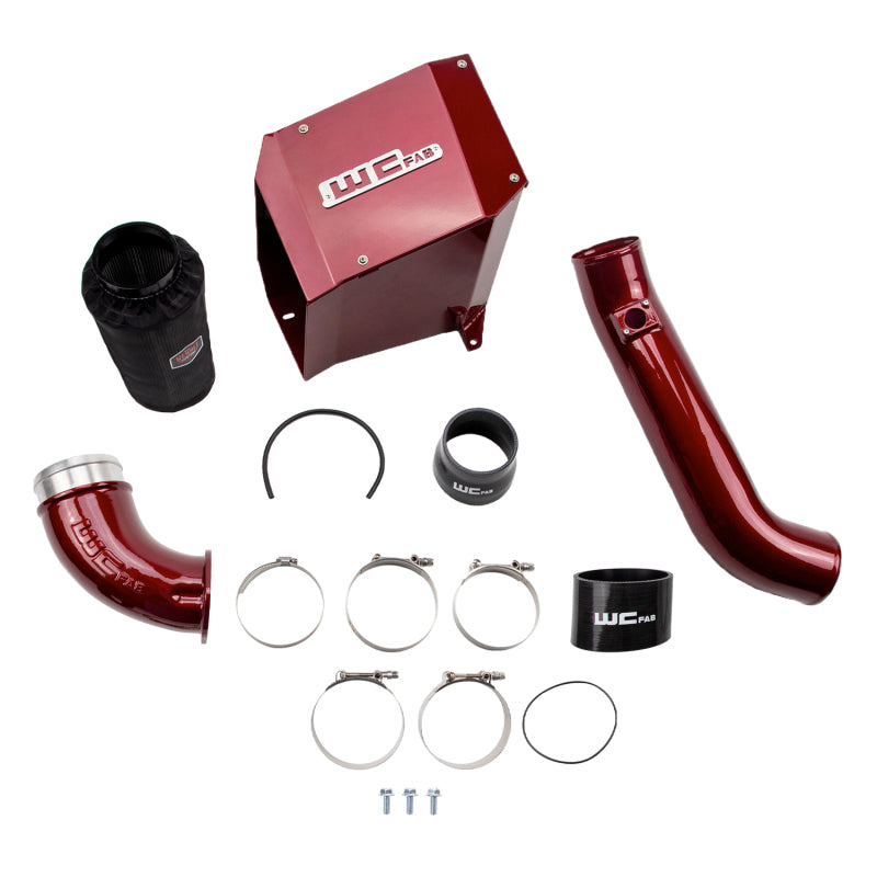 Wehrli 01-04 Duramax LB7 4in Intake Kit with Air Box Stage 2 Blueberry Frost WCF100300-BBF WCF100300-BBF Photo - Primary