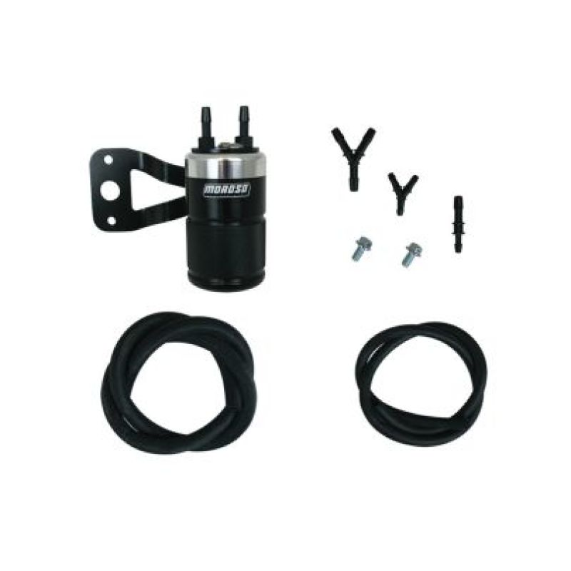 Moroso H-D Twin Cam (w/Vance & Hines VO2 Air Cleaner Excl VO2 90) Air Oil Separator - Blk & Polished 85718 85718 User 1