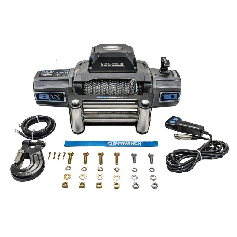 Superwinch 10000 LBS 12 VDC 3/8in x 85ft Wire Rope SX 10000 Winch 1710200 1710200 Photo - Close Up
